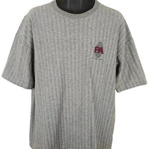 Vintage Pittsburgh T Shirt Mens Size XL 90s Pennsylvania Herringbone Made In USA